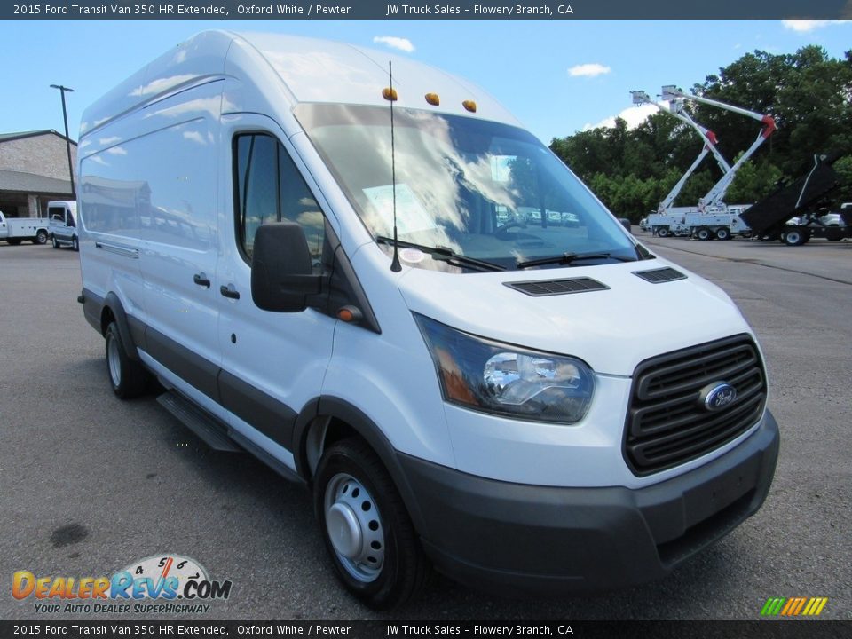 Oxford White 2015 Ford Transit Van 350 HR Extended Photo #1