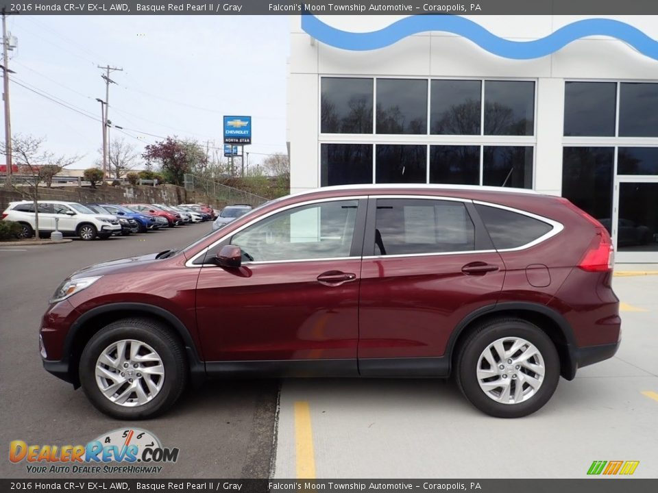 Basque Red Pearl II 2016 Honda CR-V EX-L AWD Photo #2