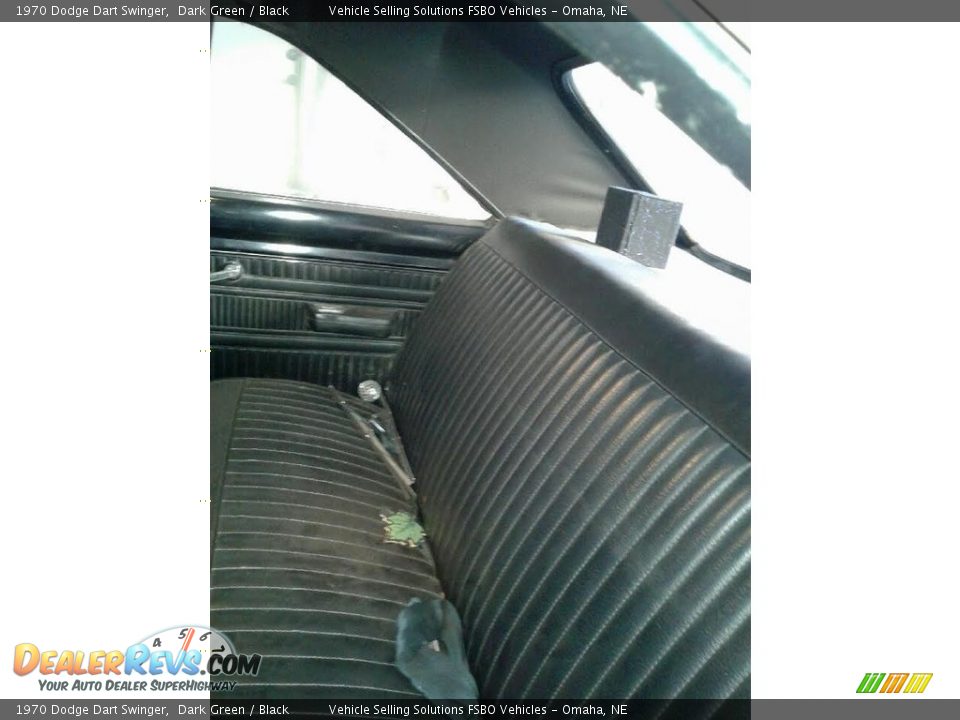 Rear Seat of 1970 Dodge Dart Swinger Photo #5