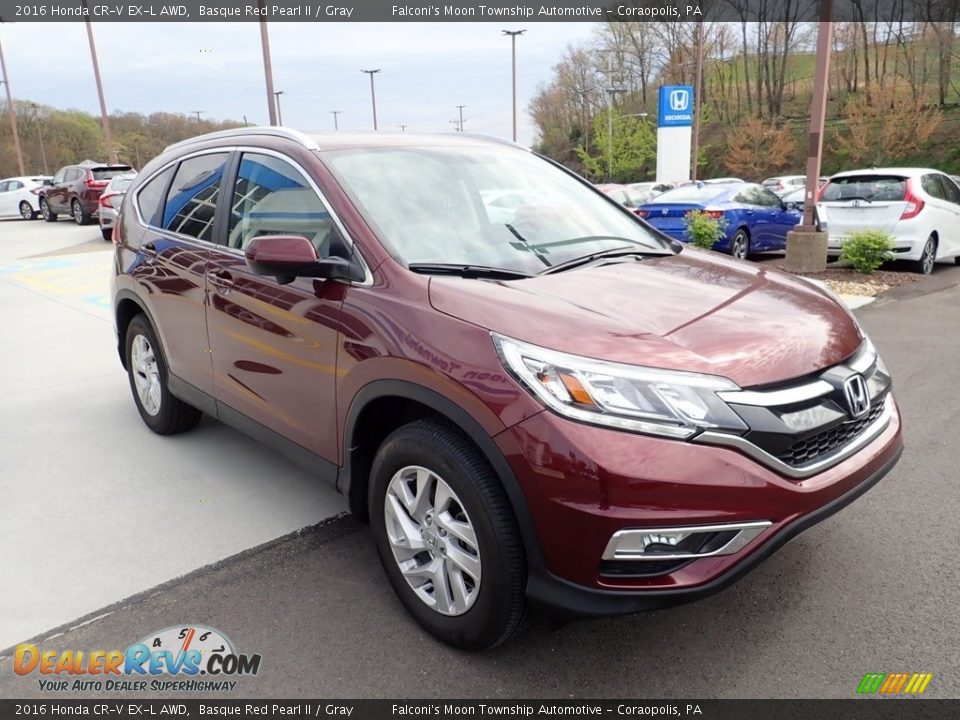 Front 3/4 View of 2016 Honda CR-V EX-L AWD Photo #8