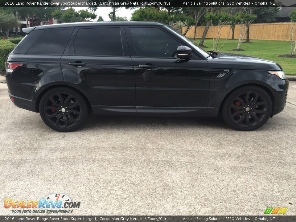 2016 Land Rover Range Rover Sport Supercharged Carpathian Grey Metallic / Ebony/Cirrus Photo #4