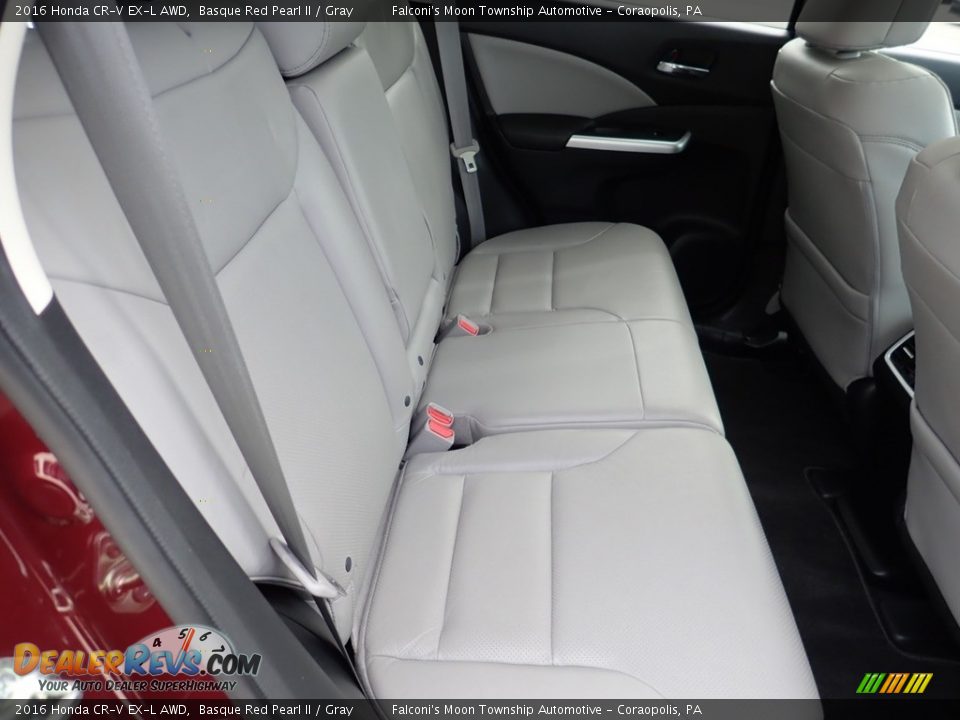 Rear Seat of 2016 Honda CR-V EX-L AWD Photo #14
