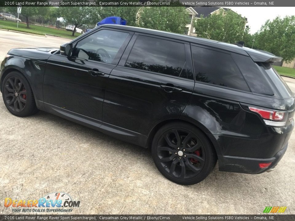 2016 Land Rover Range Rover Sport Supercharged Carpathian Grey Metallic / Ebony/Cirrus Photo #7