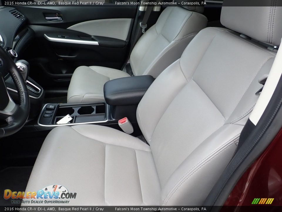 Front Seat of 2016 Honda CR-V EX-L AWD Photo #15