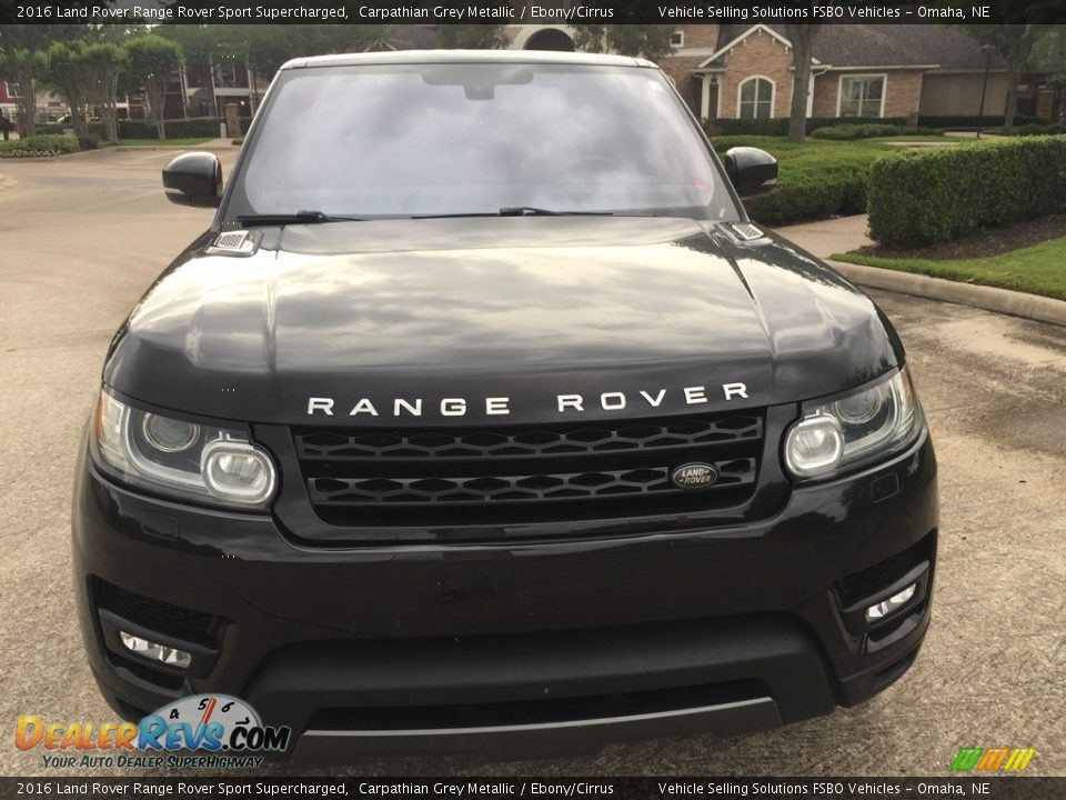 2016 Land Rover Range Rover Sport Supercharged Carpathian Grey Metallic / Ebony/Cirrus Photo #8