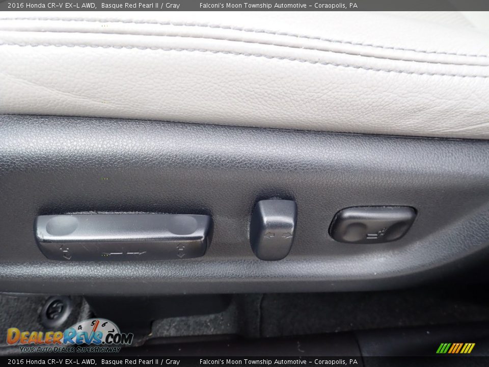 2016 Honda CR-V EX-L AWD Basque Red Pearl II / Gray Photo #20