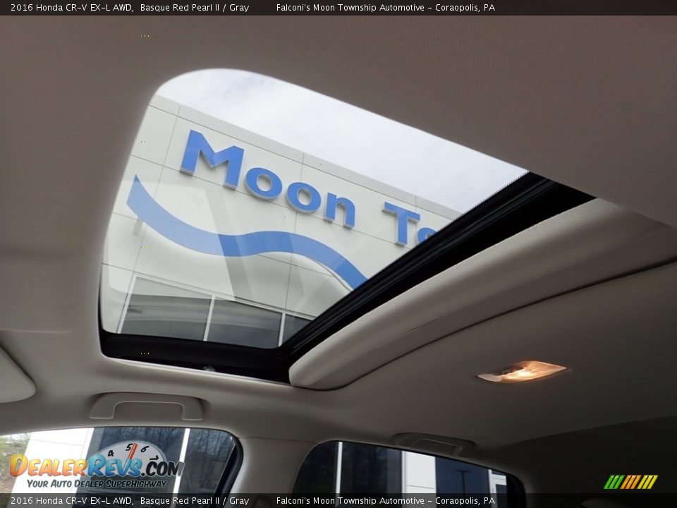 2016 Honda CR-V EX-L AWD Basque Red Pearl II / Gray Photo #21
