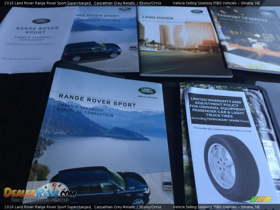 2016 Land Rover Range Rover Sport Supercharged Carpathian Grey Metallic / Ebony/Cirrus Photo #14