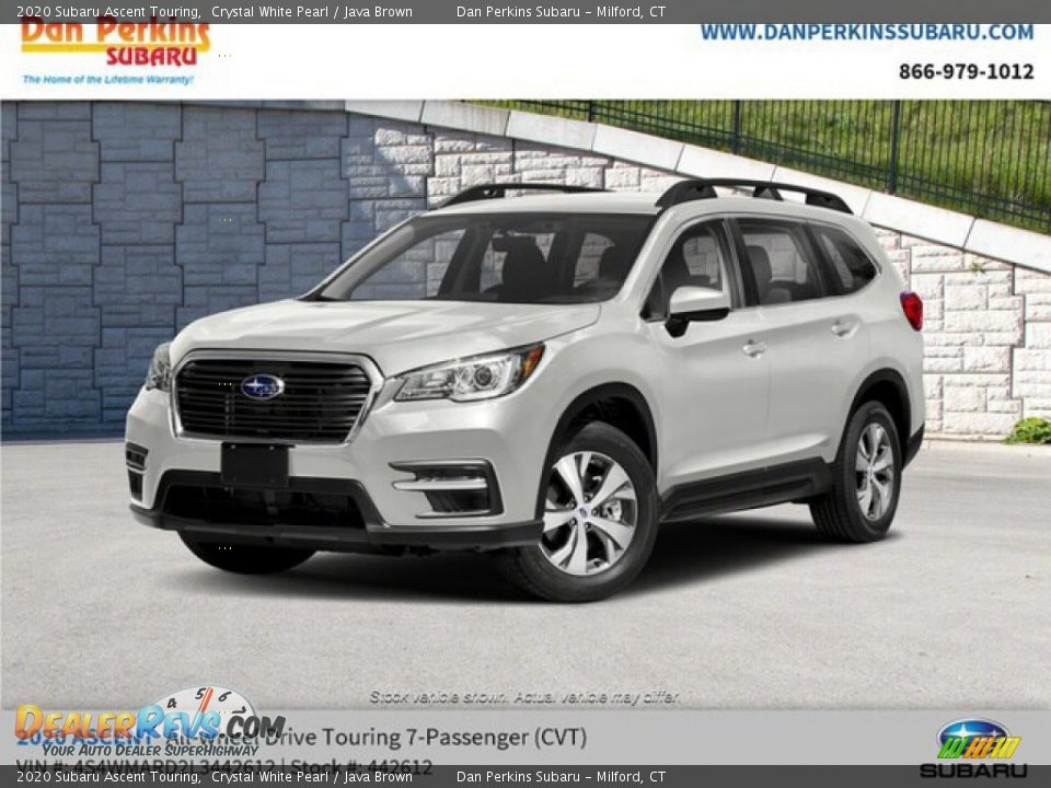 2020 Subaru Ascent Touring Crystal White Pearl / Java Brown Photo #1