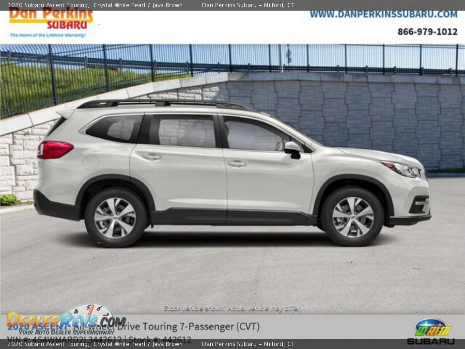 2020 Subaru Ascent Touring Crystal White Pearl / Java Brown Photo #5