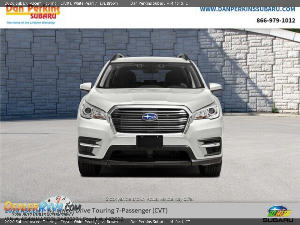 2020 Subaru Ascent Touring Crystal White Pearl / Java Brown Photo #7