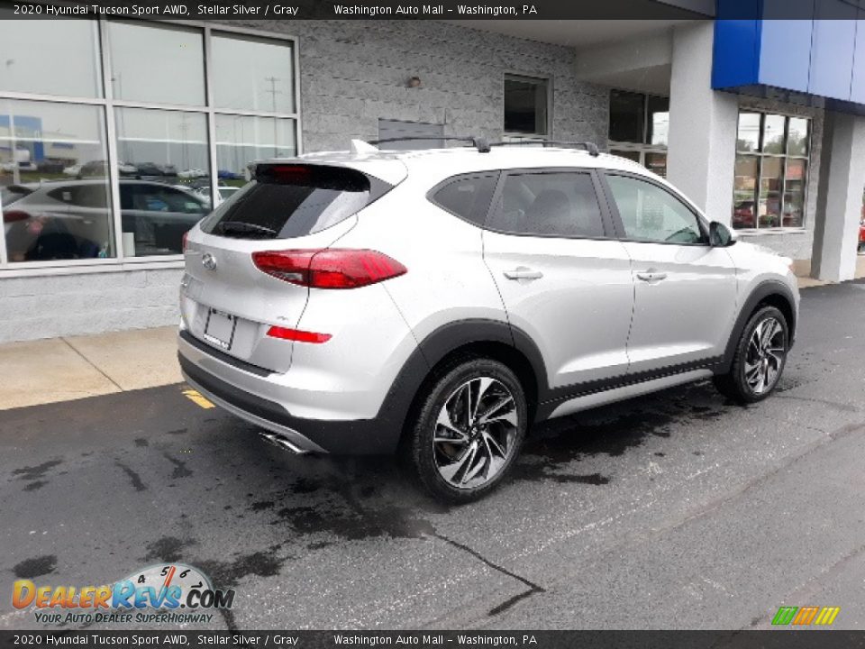 2020 Hyundai Tucson Sport AWD Stellar Silver / Gray Photo #3