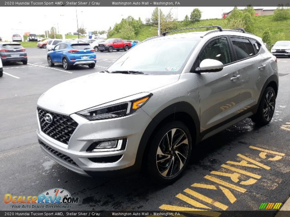 2020 Hyundai Tucson Sport AWD Stellar Silver / Gray Photo #6