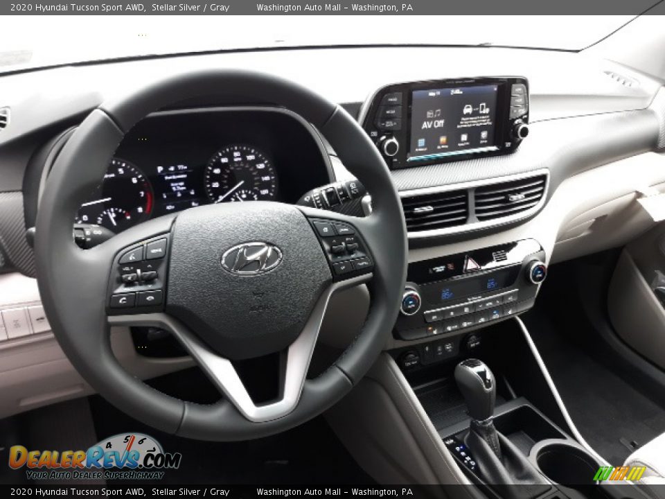 2020 Hyundai Tucson Sport AWD Stellar Silver / Gray Photo #7