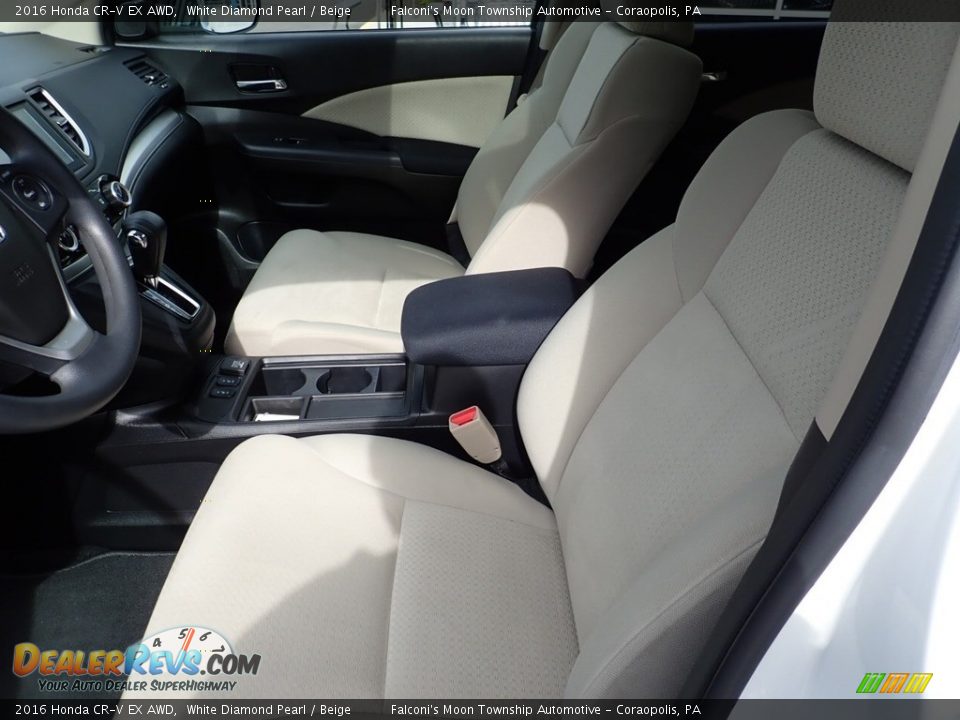 2016 Honda CR-V EX AWD White Diamond Pearl / Beige Photo #15