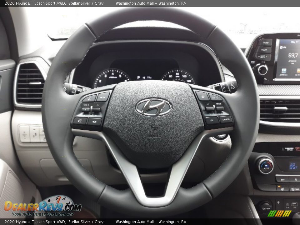 2020 Hyundai Tucson Sport AWD Stellar Silver / Gray Photo #8