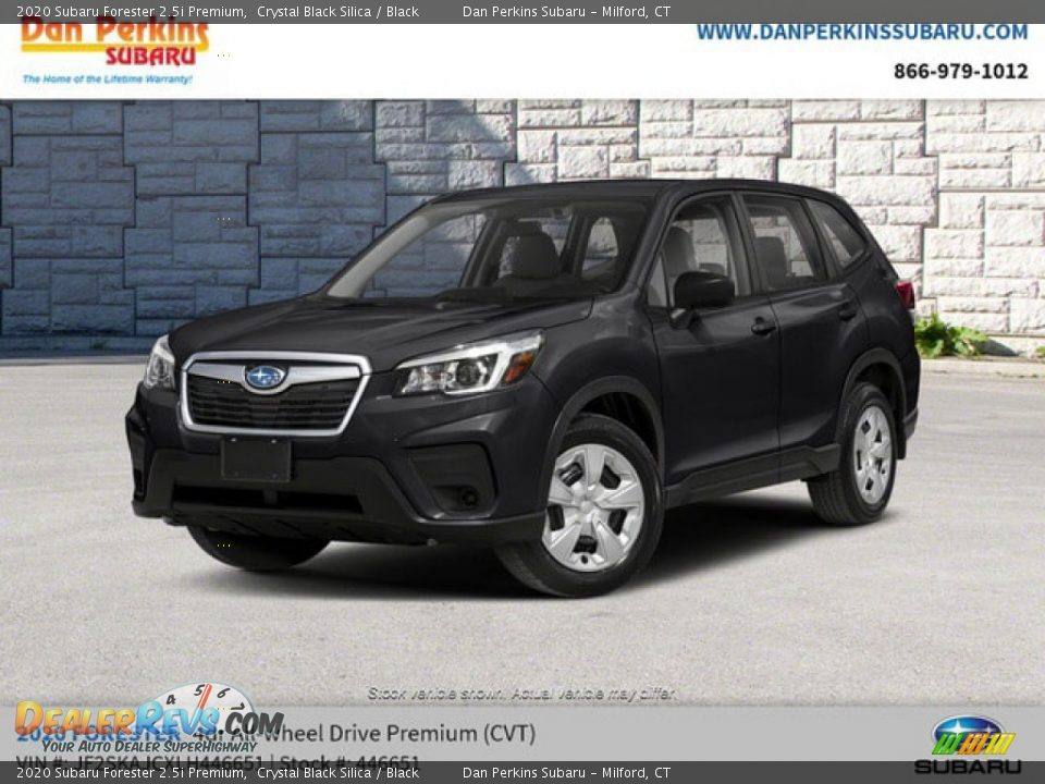 2020 Subaru Forester 2.5i Premium Crystal Black Silica / Black Photo #1