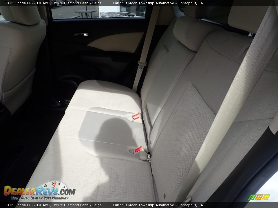 2016 Honda CR-V EX AWD White Diamond Pearl / Beige Photo #16