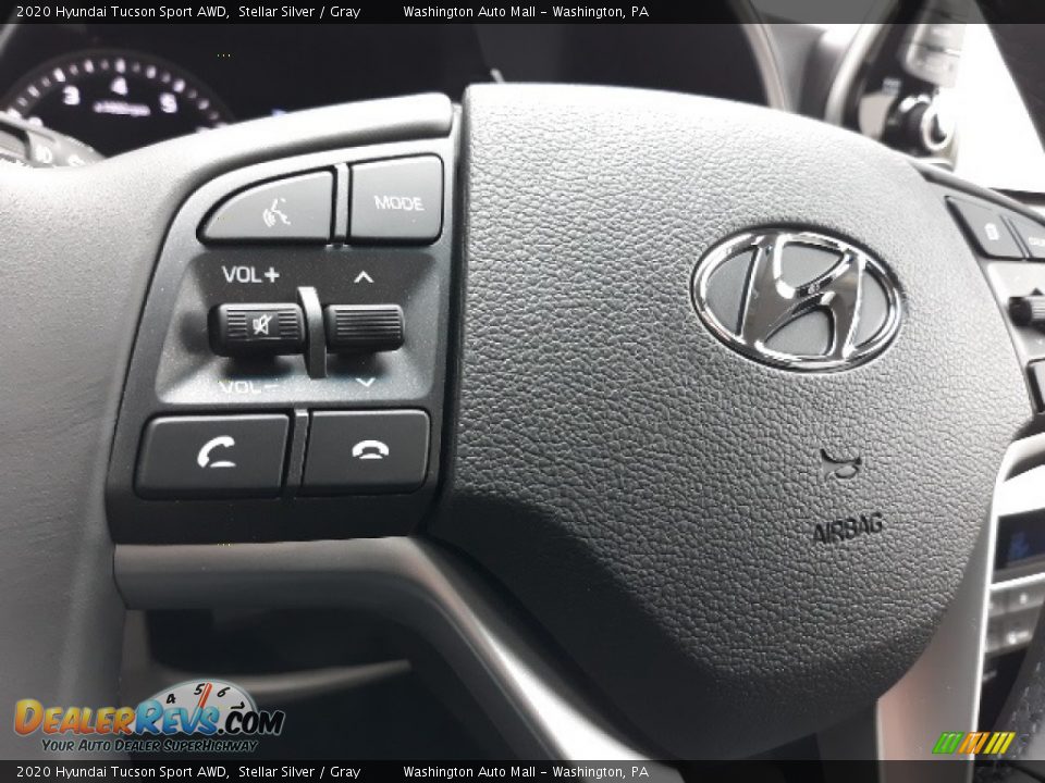 2020 Hyundai Tucson Sport AWD Stellar Silver / Gray Photo #9