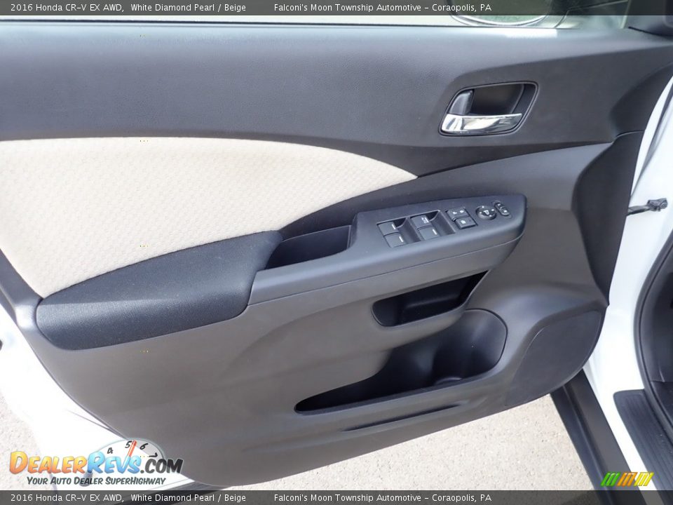 2016 Honda CR-V EX AWD White Diamond Pearl / Beige Photo #19
