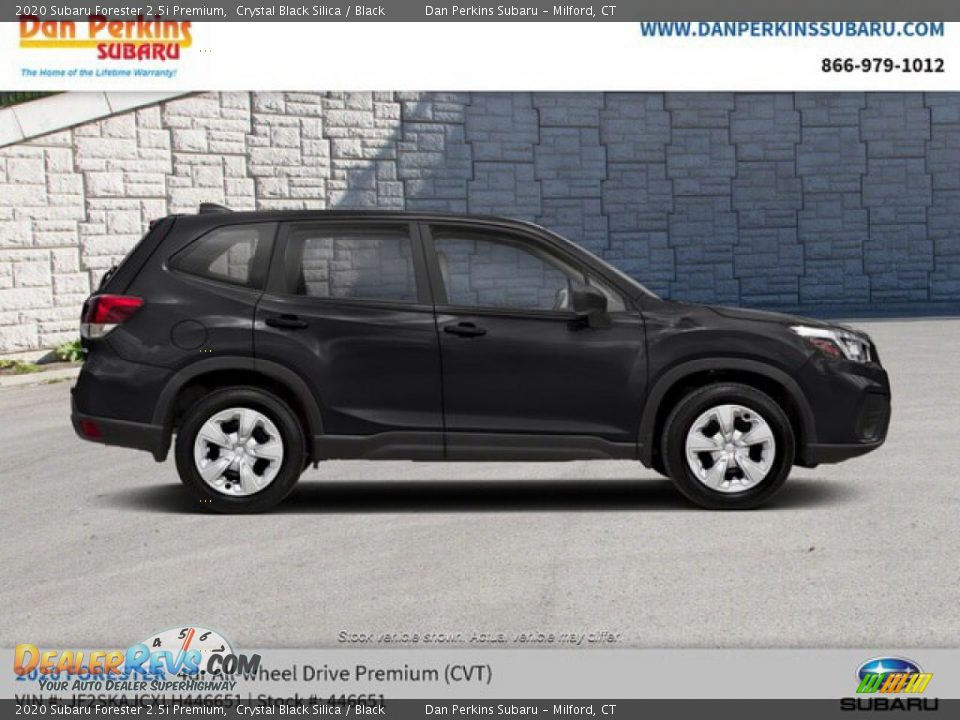 2020 Subaru Forester 2.5i Premium Crystal Black Silica / Black Photo #5