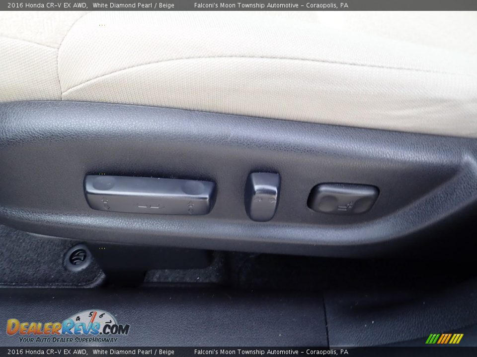 2016 Honda CR-V EX AWD White Diamond Pearl / Beige Photo #20