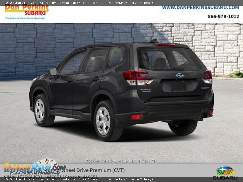 2020 Subaru Forester 2.5i Premium Crystal Black Silica / Black Photo #6