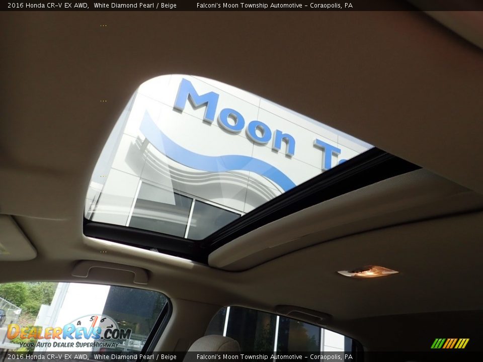 2016 Honda CR-V EX AWD White Diamond Pearl / Beige Photo #21
