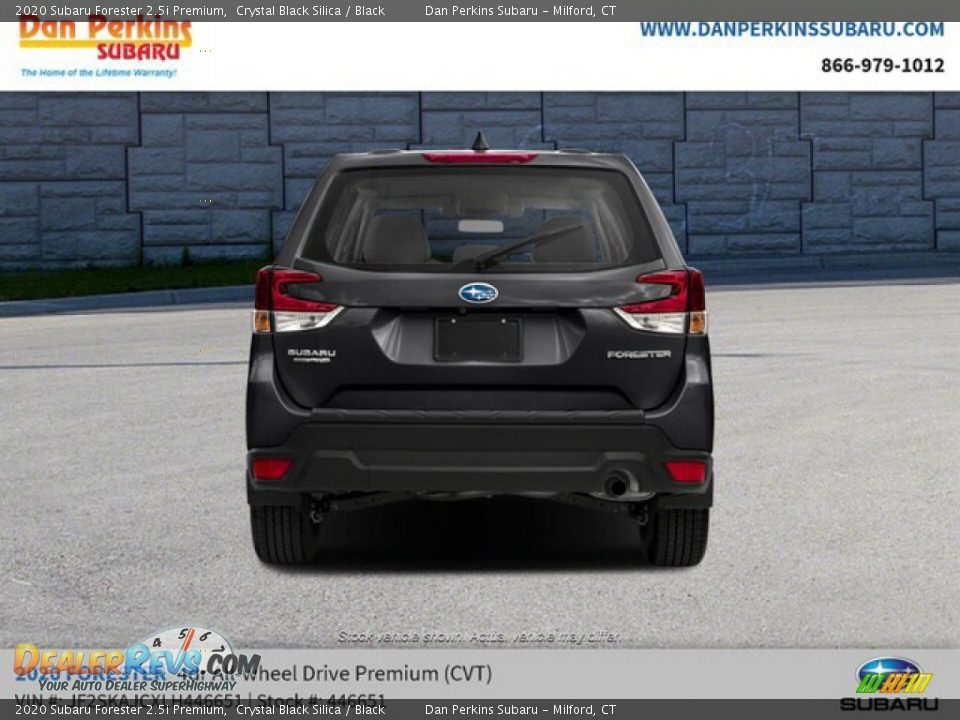 2020 Subaru Forester 2.5i Premium Crystal Black Silica / Black Photo #8