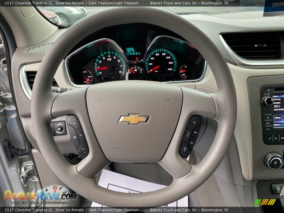 2017 Chevrolet Traverse LS Silver Ice Metallic / Dark Titanium/Light Titanium Photo #11