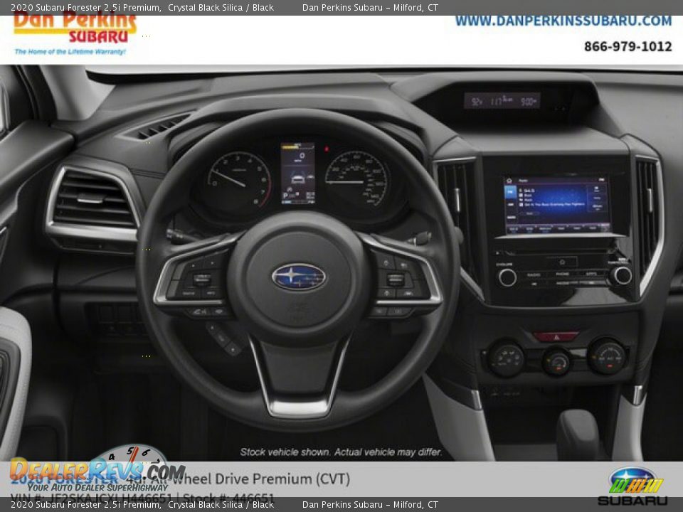 2020 Subaru Forester 2.5i Premium Crystal Black Silica / Black Photo #9