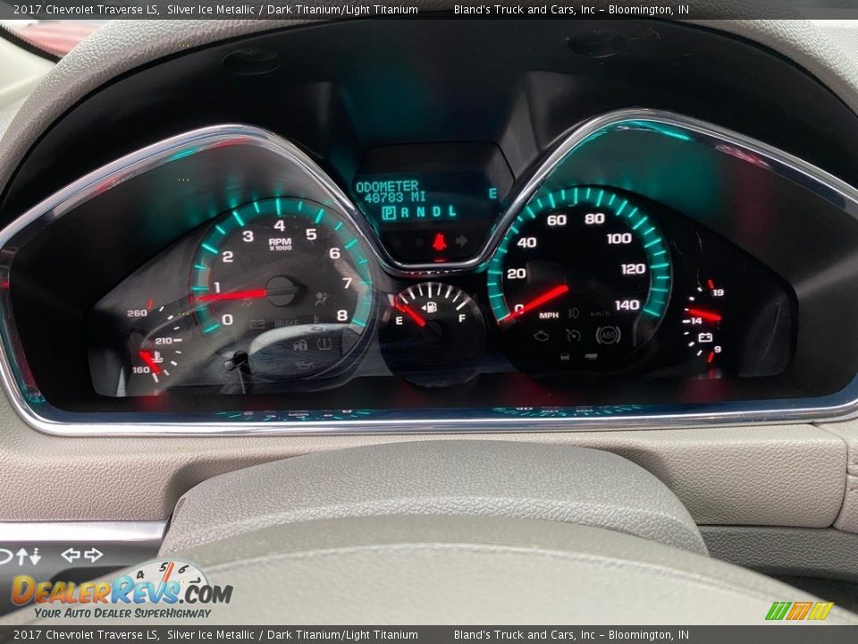 2017 Chevrolet Traverse LS Silver Ice Metallic / Dark Titanium/Light Titanium Photo #12