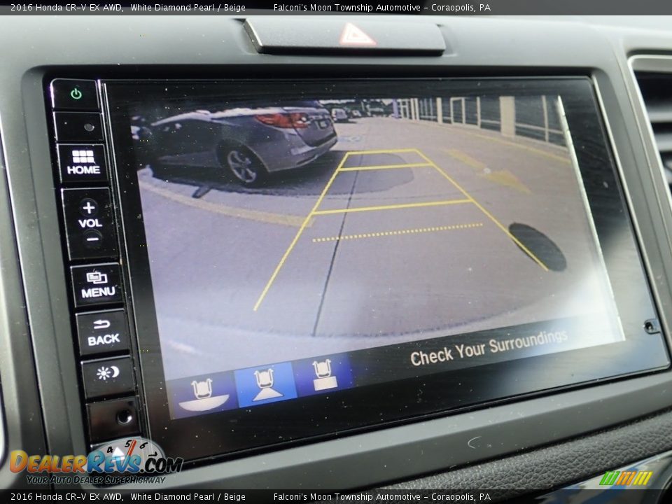 2016 Honda CR-V EX AWD White Diamond Pearl / Beige Photo #25