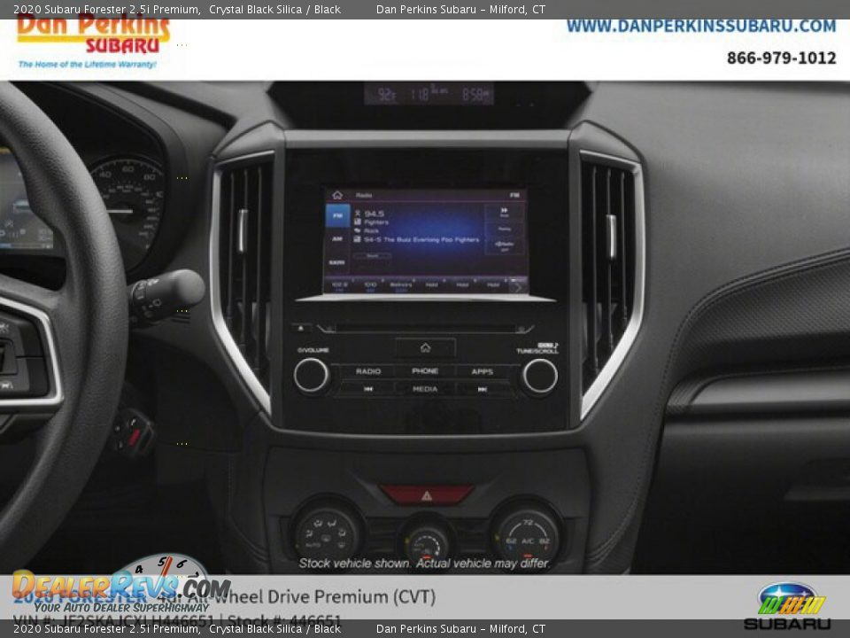 2020 Subaru Forester 2.5i Premium Crystal Black Silica / Black Photo #12