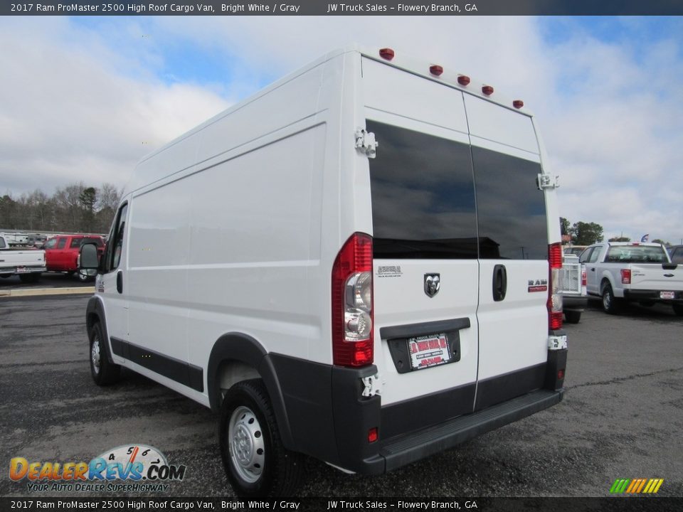 2017 Ram ProMaster 2500 High Roof Cargo Van Bright White / Gray Photo #2