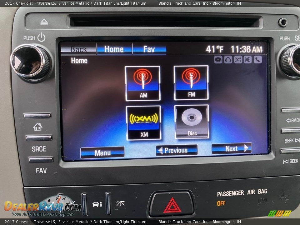 2017 Chevrolet Traverse LS Silver Ice Metallic / Dark Titanium/Light Titanium Photo #18