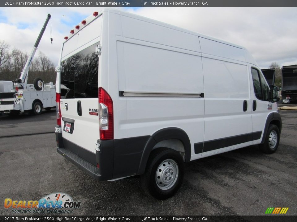 2017 Ram ProMaster 2500 High Roof Cargo Van Bright White / Gray Photo #4