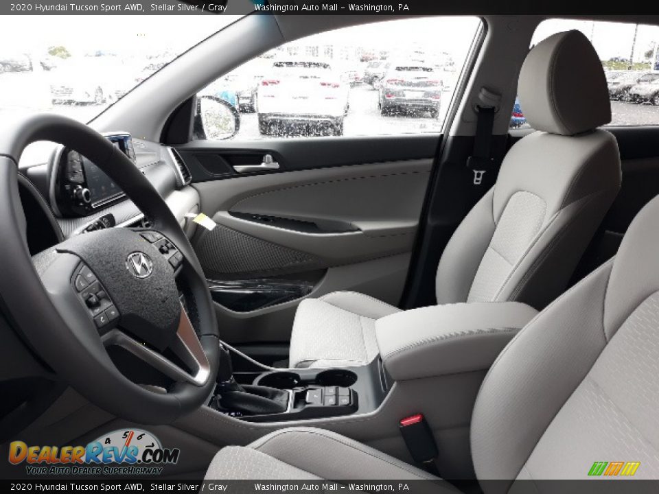 2020 Hyundai Tucson Sport AWD Stellar Silver / Gray Photo #27