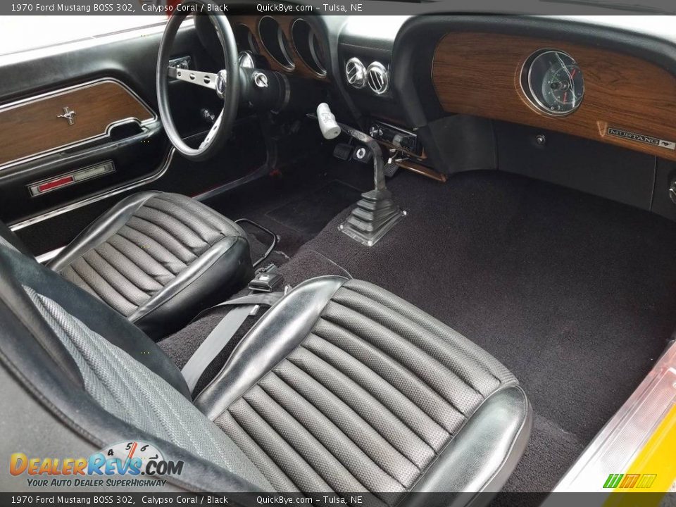 Black Interior - 1970 Ford Mustang BOSS 302 Photo #3
