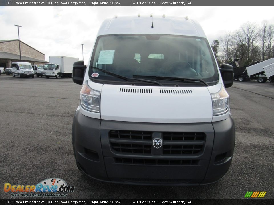 2017 Ram ProMaster 2500 High Roof Cargo Van Bright White / Gray Photo #7