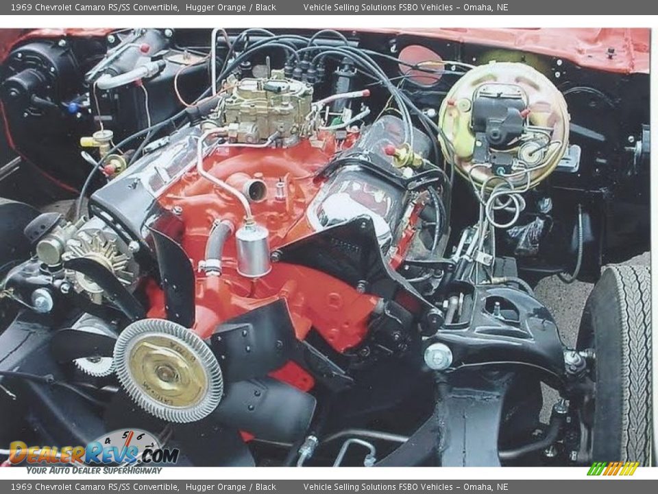 1969 Chevrolet Camaro RS/SS Convertible 396 ci. V8 Engine Photo #17
