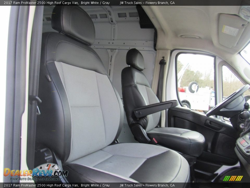 Front Seat of 2017 Ram ProMaster 2500 High Roof Cargo Van Photo #17