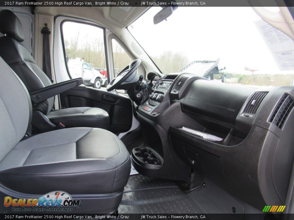 Front Seat of 2017 Ram ProMaster 2500 High Roof Cargo Van Photo #18