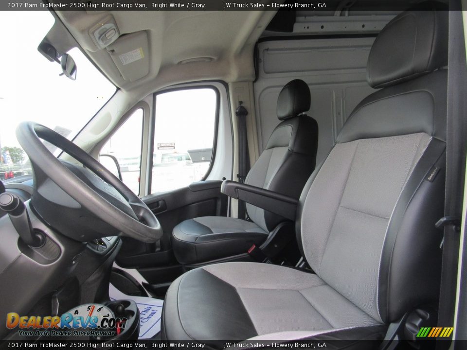 Front Seat of 2017 Ram ProMaster 2500 High Roof Cargo Van Photo #22