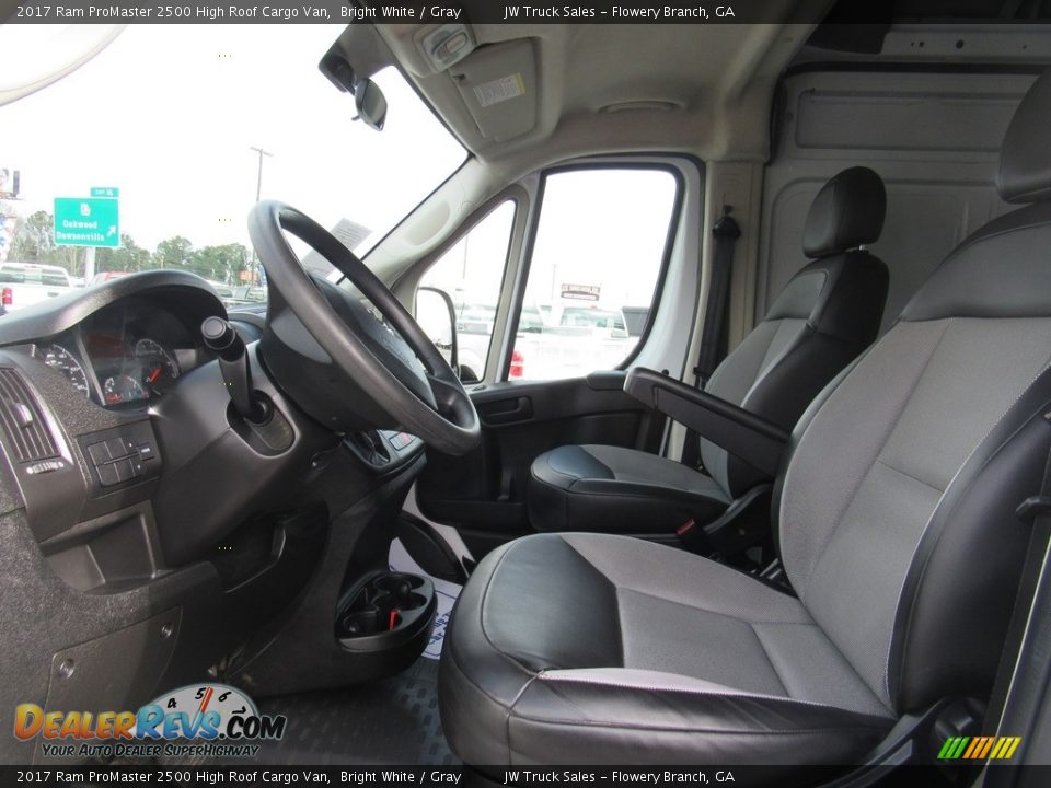 2017 Ram ProMaster 2500 High Roof Cargo Van Bright White / Gray Photo #23