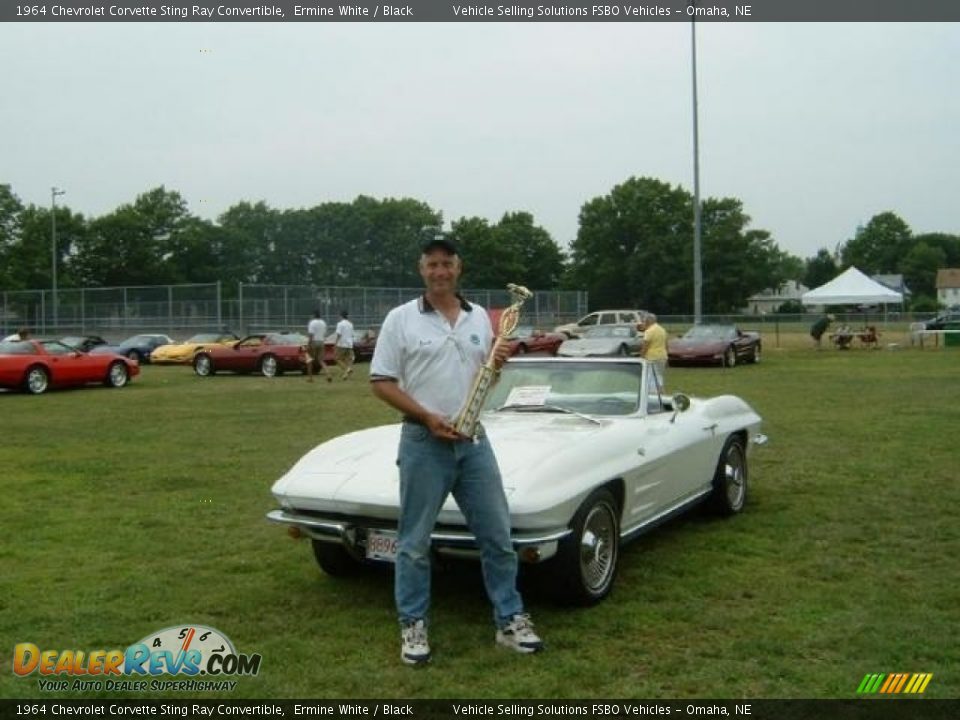 1964 Chevrolet Corvette Sting Ray Convertible Ermine White / Black Photo #4