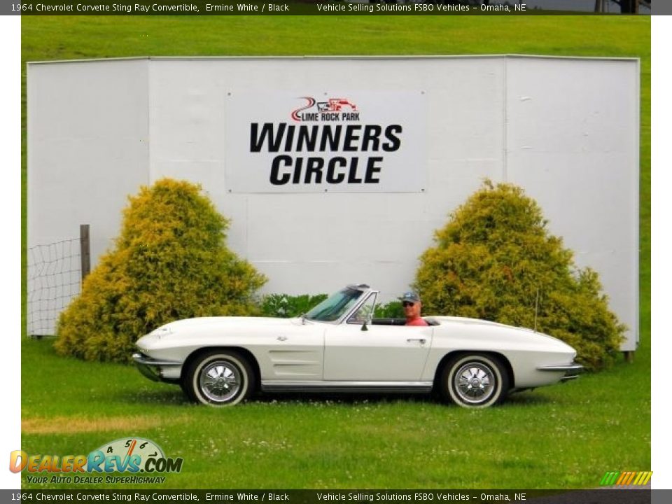 1964 Chevrolet Corvette Sting Ray Convertible Ermine White / Black Photo #6