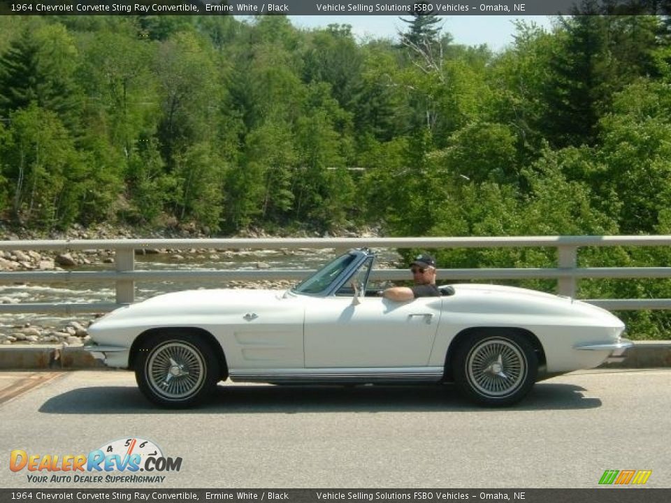 Ermine White 1964 Chevrolet Corvette Sting Ray Convertible Photo #7