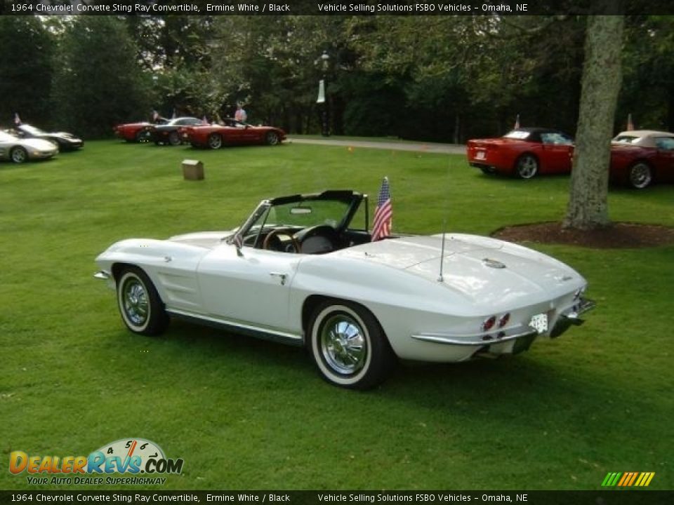 1964 Chevrolet Corvette Sting Ray Convertible Ermine White / Black Photo #8