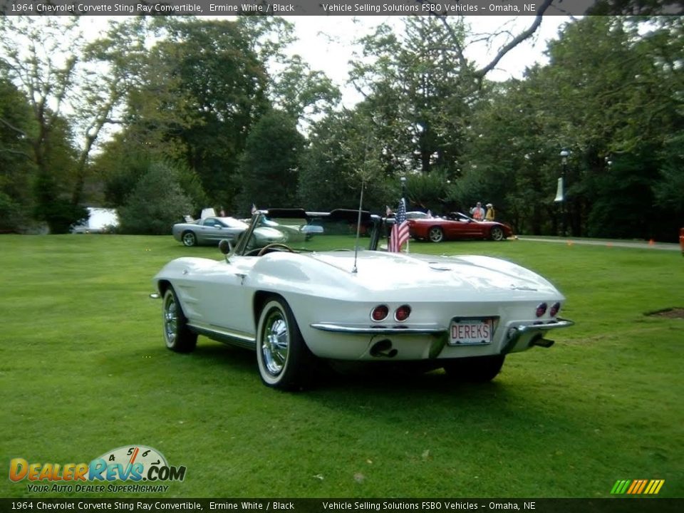 1964 Chevrolet Corvette Sting Ray Convertible Ermine White / Black Photo #9